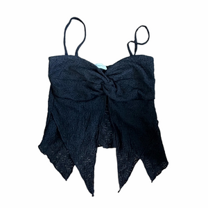 Attirance Elegant Black Lace Women Top